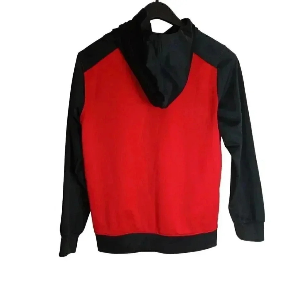 Jordan Therma- Fit Red & Black Hooded Sweatshirt Boy's/ Kid's Size XL - Picture 2 of 8